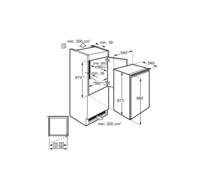 Холодильник Electrolux LRB2AE88S