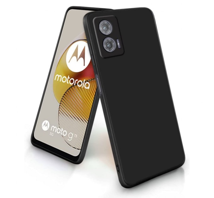 Чохол до мобільного телефона BeCover Motorola Moto G73 Black (709800)