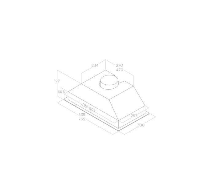 Витяжка кухонна Elica ERA BL/A/52