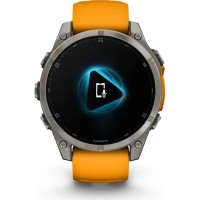 Смарт-годинник Garmin fenix 8 47mm, AMOLED, Saph, Ti/Bare/Grpht, SparkOrg/GrphtBd, (010-02904-11)