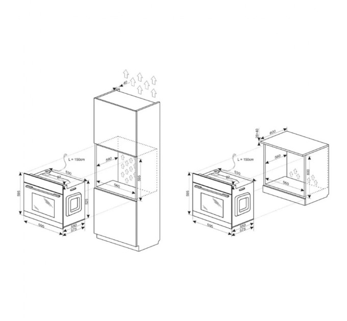 Духова шафа Hansa BOES68171