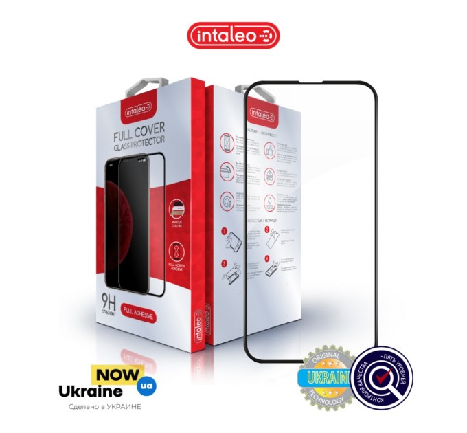 Скло захисне Intaleo Full Glue ESD Apple Iphone 13/13 Pro (1283126535598)