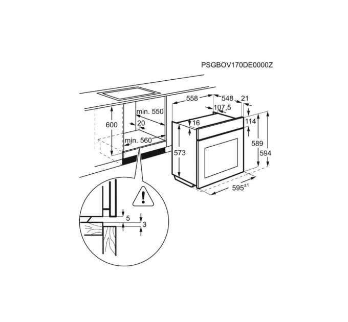 Духова шафа Electrolux OPEB2520V