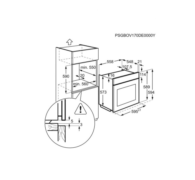 Духова шафа Electrolux OPEB2520V