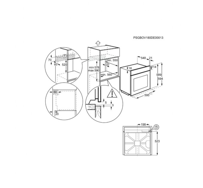 Духова шафа Electrolux OPEB2520V