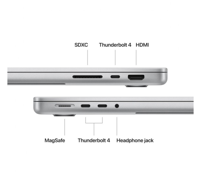 Ноутбук Apple MacBook Pro 14 A2992 M3 Pro Silver (MRX73UA/A)