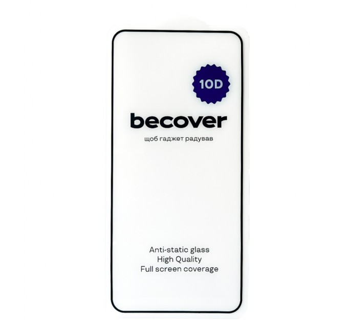 Скло захисне BeCover Poco F6 Pro 10D Black (712586)