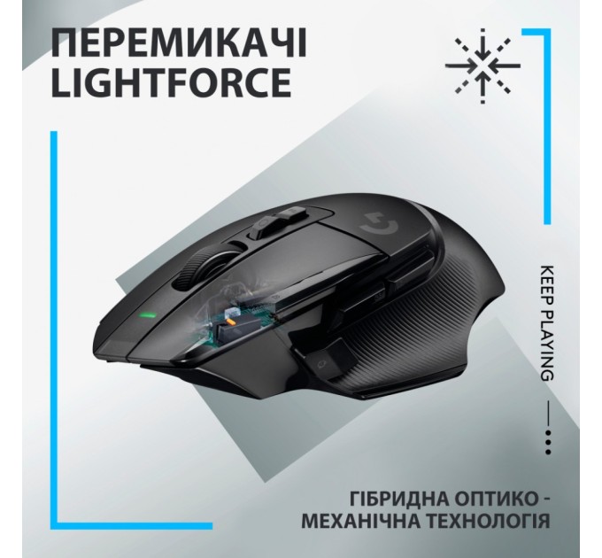 Мишка Logitech G502 X Lightspeed Wireless Black (910-006180)