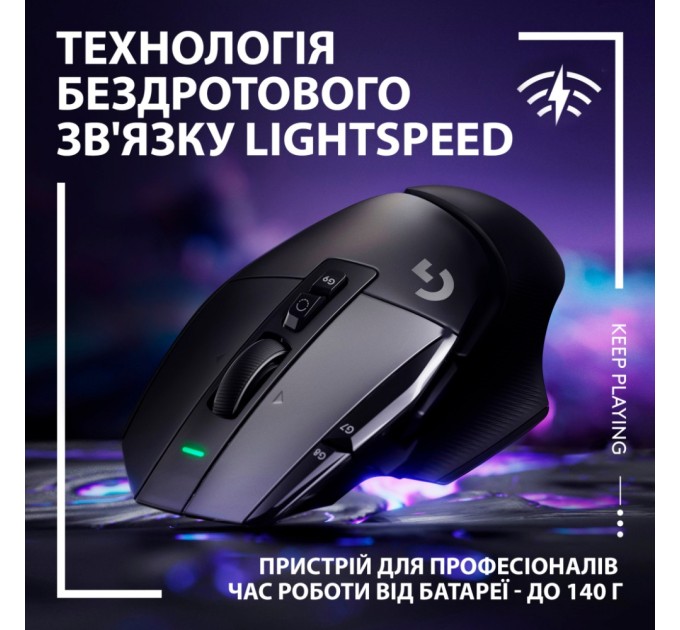 Мишка Logitech G502 X Lightspeed Wireless Black (910-006180)