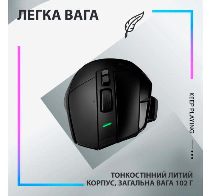 Мишка Logitech G502 X Lightspeed Wireless Black (910-006180)