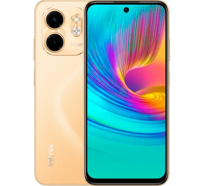 Мобільний телефон Infinix Smart 9 4/128Gb Sandstone Gold (4894947049965)