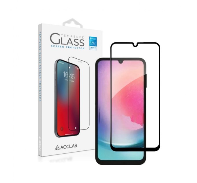 Стекло защитное ACCLAB Full Glue Samsung A24 5G (1283126573682)