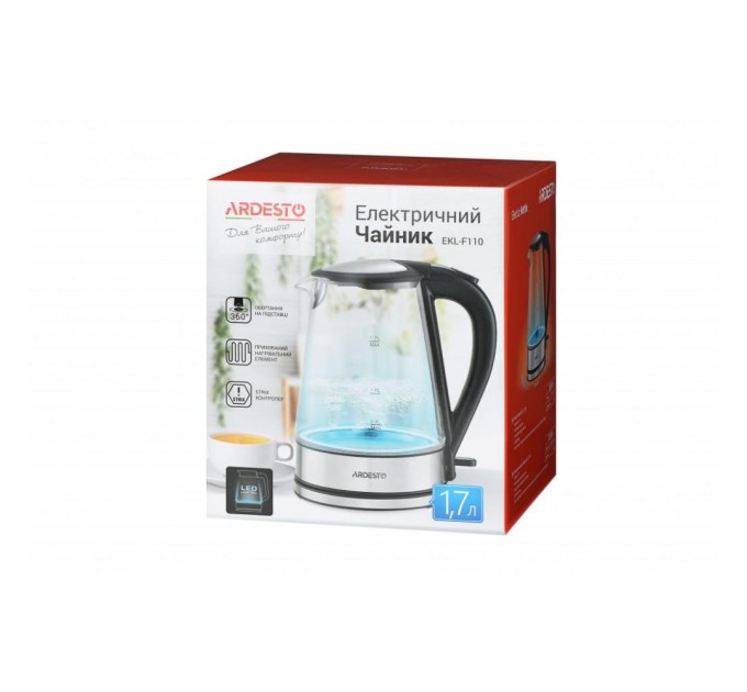 Електрочайник Ardesto EKL-F110