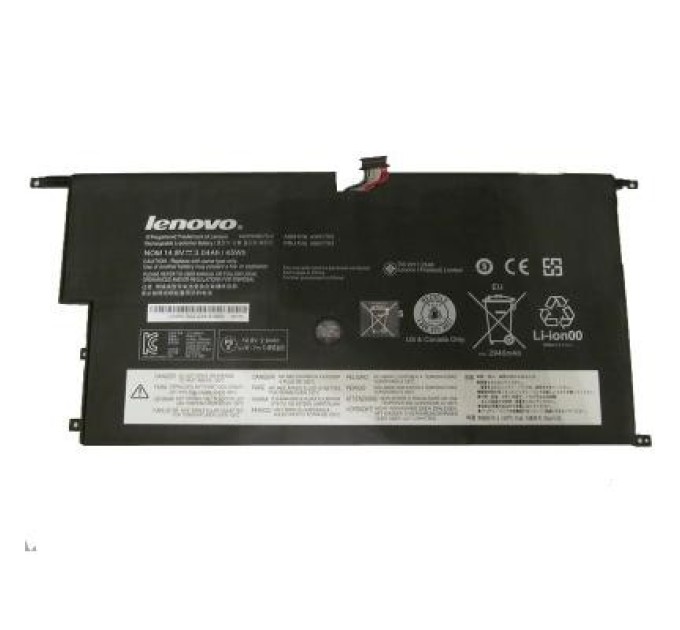 Аккумулятор для ноутбука Lenovo Lenovo ThinkPad X1 Carbon 45N1702 3040mAh (45Wh) 4cell 14.8V (A41899)