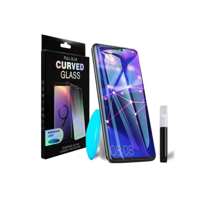 Стекло защитное PowerPlant Huawei P20 liquid glue + UF-lamp (GL605798)