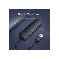 Концентратор Choetech USB 3.1 to 3хUSB 3.0+RJ45(1GB) Ethernet 4in1 (HUB-U02-BK)