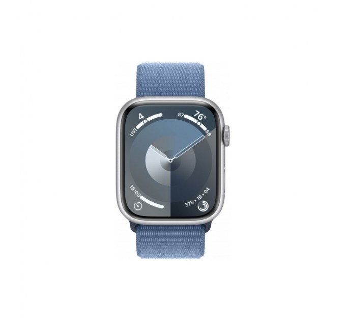 Смарт-годинник Apple Watch Series 9 GPS 45mm Silver Aluminium Case with Winter Blue Sport Loop (MR9F3QP/A)