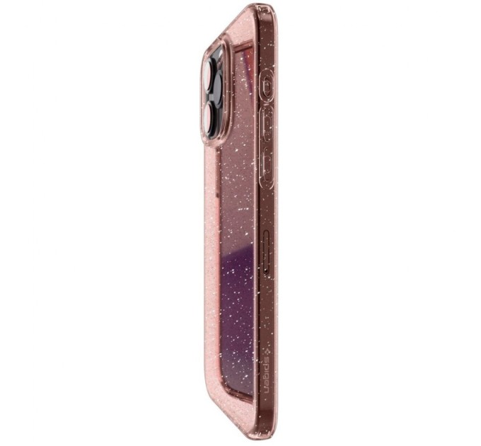 Чохол до мобільного телефона Spigen Apple iPhone 15 Pro Liquid Crystal Glitter Rose Quartz (ACS06702)