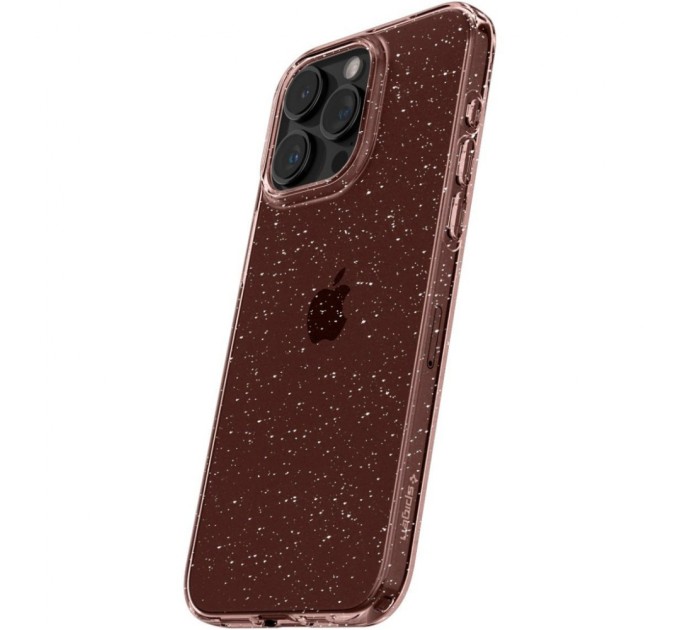 Чохол до мобільного телефона Spigen Apple iPhone 15 Pro Liquid Crystal Glitter Rose Quartz (ACS06702)