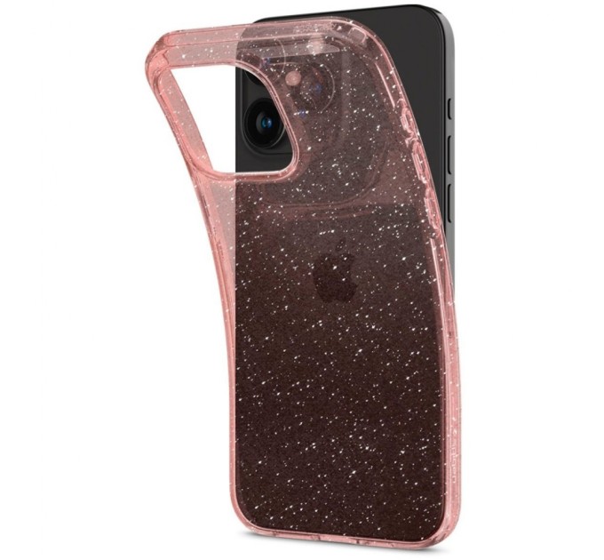 Чохол до мобільного телефона Spigen Apple iPhone 15 Pro Liquid Crystal Glitter Rose Quartz (ACS06702)