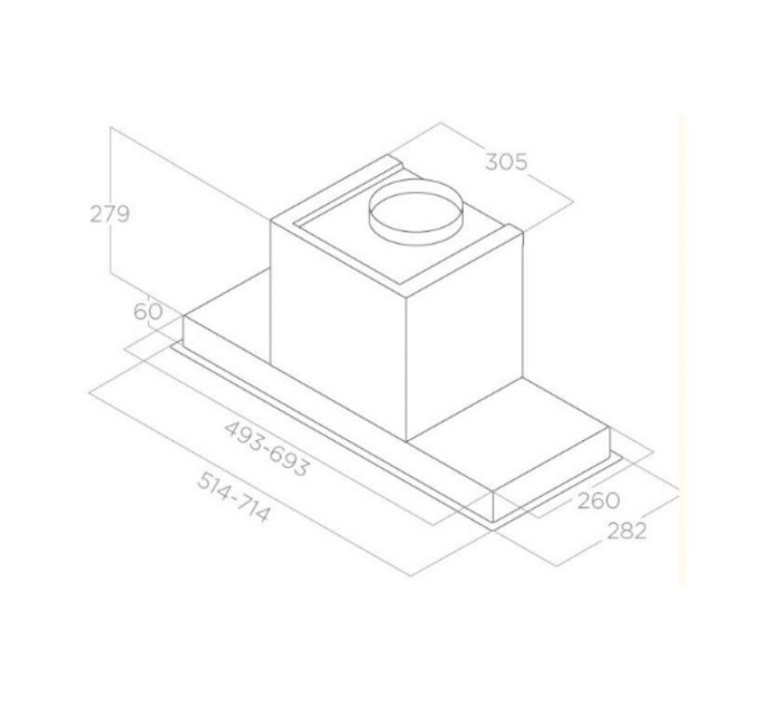 Витяжка кухонна Elica INN 2.0 IX/A/52