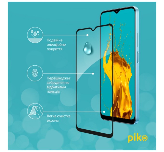 Стекло защитное Piko Full Glue Realme C30S (1283126551925)