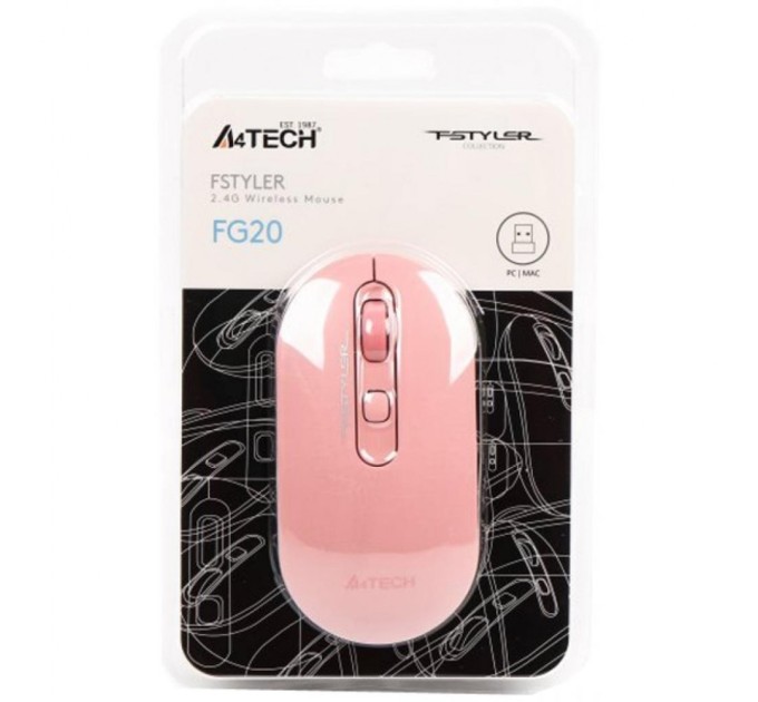 Мышка A4Tech FG20 Pink