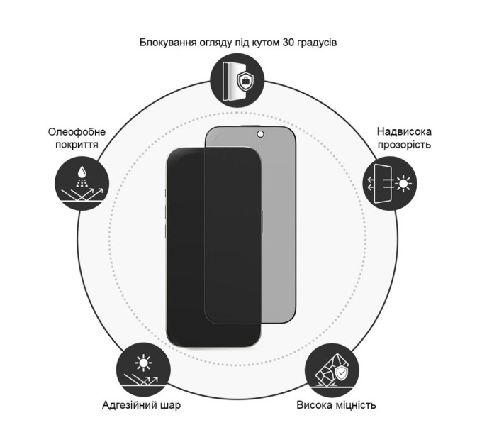 Скло захисне Drobak Anty Sp Samsung Galaxy S24 FE (383807)