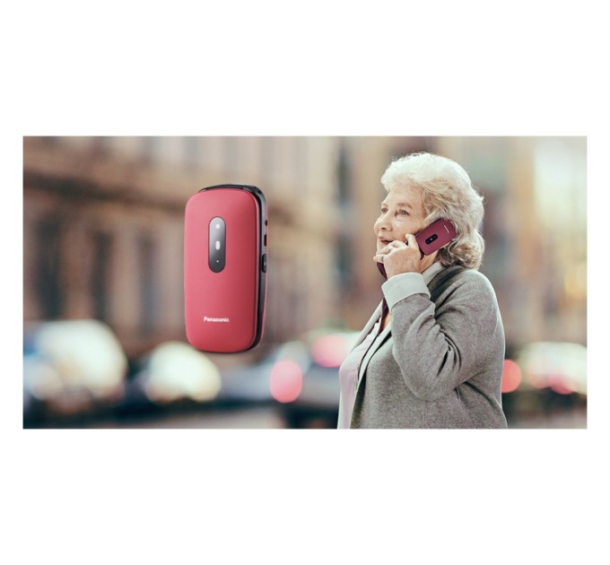 Мобільний телефон Panasonic KX-TU446 Red (KX-TU446EXR)