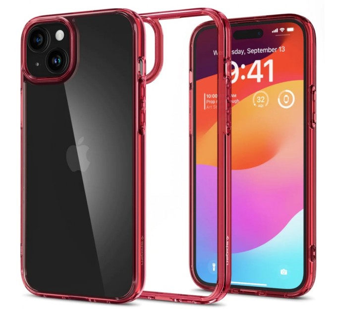 Чехол для мобильного телефона Spigen Apple iPhone 15 Ultra Hybrid Red Crystal (ACS06794)