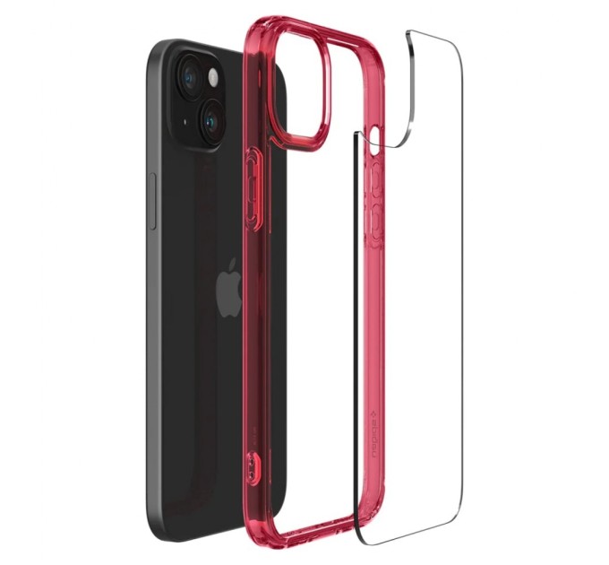 Чехол для мобильного телефона Spigen Apple iPhone 15 Ultra Hybrid Red Crystal (ACS06794)