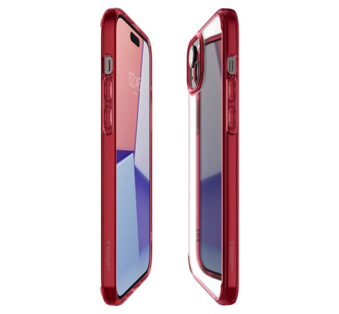 Чехол для мобильного телефона Spigen Apple iPhone 15 Ultra Hybrid Red Crystal (ACS06794)