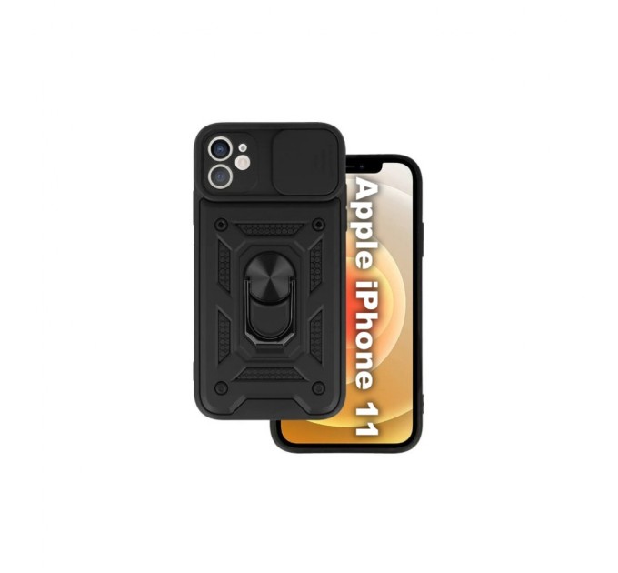 Чохол до мобільного телефона BeCover Military Apple iPhone 11 Black (709949)