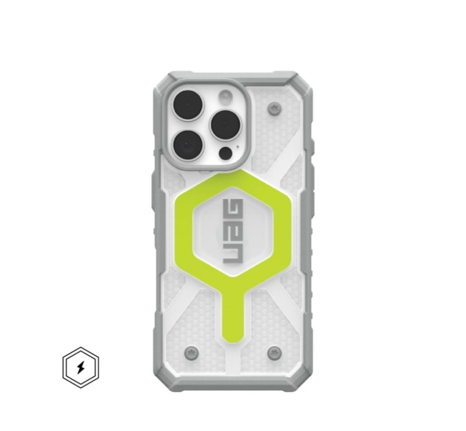 Чохол до мобільного телефона UAG iPhone 16 Pro Pathfinder Clear Magsafe Active Neon (114464118181)