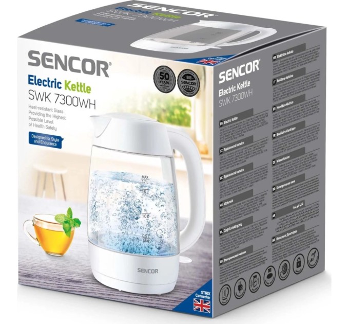 Електрочайник Sencor SWK 7300WH (SWK7300WH)