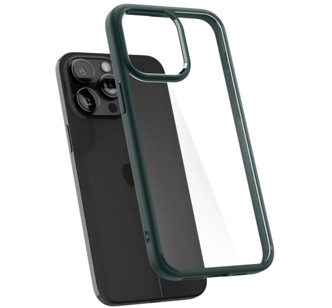 Чохол до мобільного телефона Spigen Apple iPhone 15 Pro Max Ultra Hybrid Abyss Green (ACS06574)