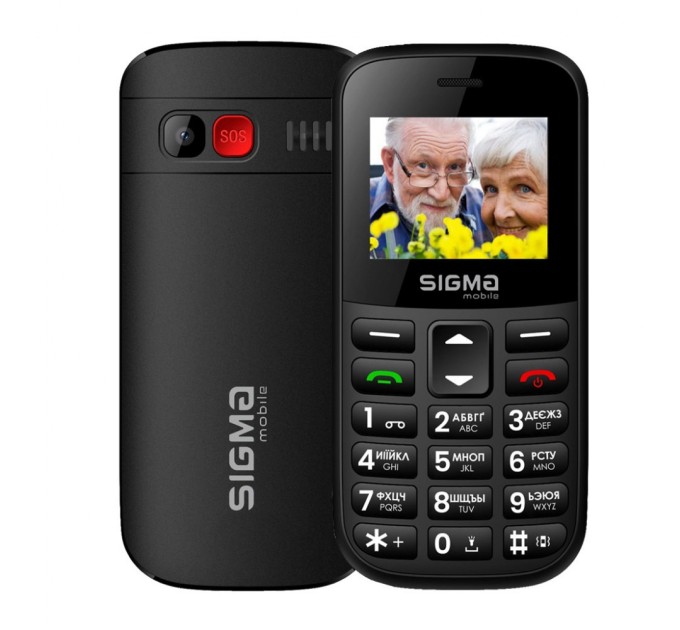Мобільний телефон Sigma Comfort 50 EASY TYPE-C Black (4827798585214)