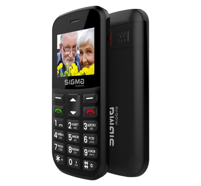 Мобільний телефон Sigma Comfort 50 EASY TYPE-C Black (4827798585214)