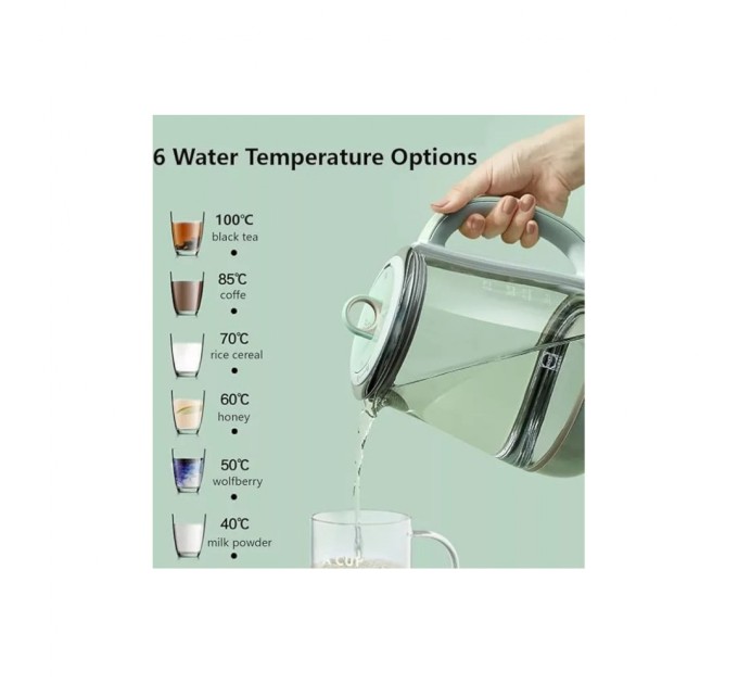 Електрочайник Buydeem K1594T Cozy Greenish (K1594T-CG/EU)