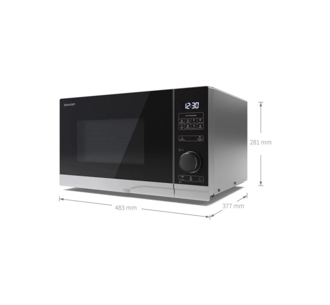 Мікрохвильова піч Sharp YC-PS234AE-S