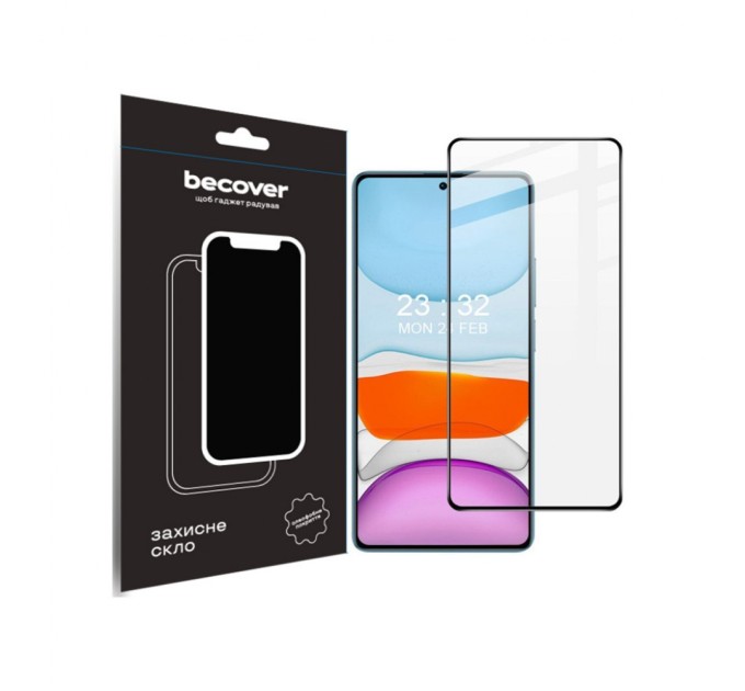 Скло захисне BeCover Xiaomi Redmi Note 13 Black (710363)