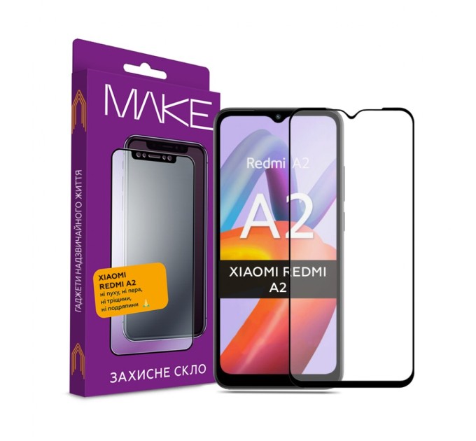 Скло захисне MAKE Xiaomi Redmi A2 (MGF-XRA2)