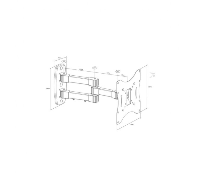 Кронштейн X-Digital STEEL SA245 Black