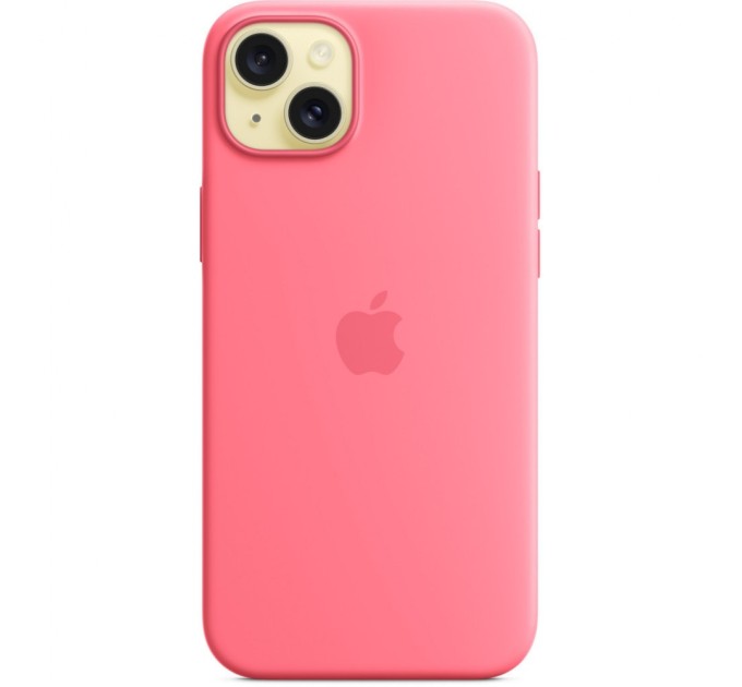 Чохол до мобільного телефона Apple iPhone 15 Plus Silicone Case with MagSafe - Pink,Model A3124 (MWNE3ZM/A)