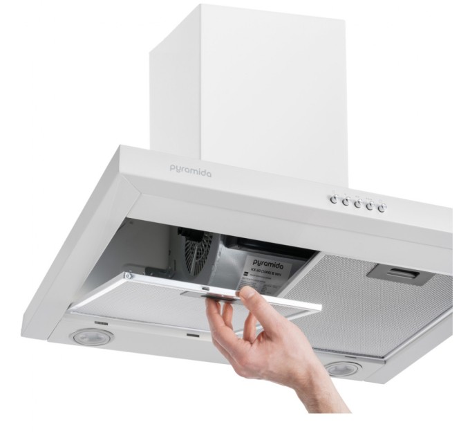 Витяжка кухонна Pyramida KX 60 (1000) B WH