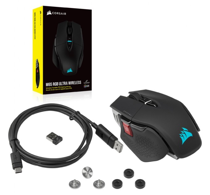 Мышка Corsair M65 RGB Ultra Wireless/USB Black (CH-9319411-EU2)