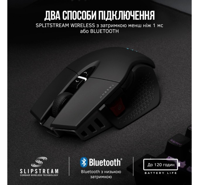 Мышка Corsair M65 RGB Ultra Wireless/USB Black (CH-9319411-EU2)