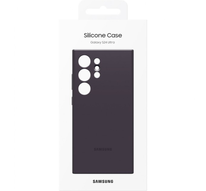 Чохол до мобільного телефона Samsung Galaxy S24 Ultra (S928) Silicone Case Dark Violet (EF-PS928TEEGWW)