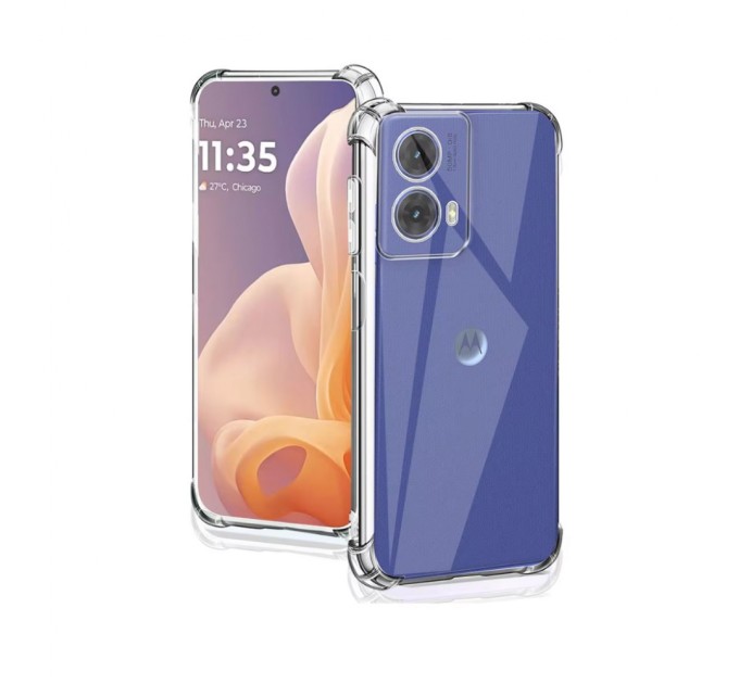 Чохол до мобільного телефона BeCover Anti-Shock Motorola Moto G85 Clear (712310)