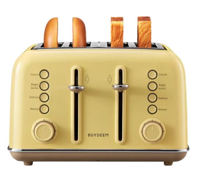 Тостер Buydeem DT640E Mellow Yellow (DT640E-MY/EU)